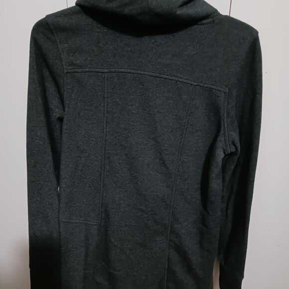 Freedom Trail Cowl Neck Navy Sweater with Front Pocket Women's Size XS/TP - Picture 2 of 3